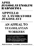 Appello ai lavoratori Jugoslavia